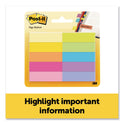 Post-it Page Flag Markers, Assorted Bright Colors, 50 Sheets/Pad, 10 Pads/Pack (67010AB)