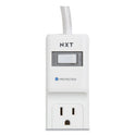 NXT Technologies Surge Protector, 4 AC Outlets/2 USB Ports, 3 ft Cord, 600 J, White (24324333)