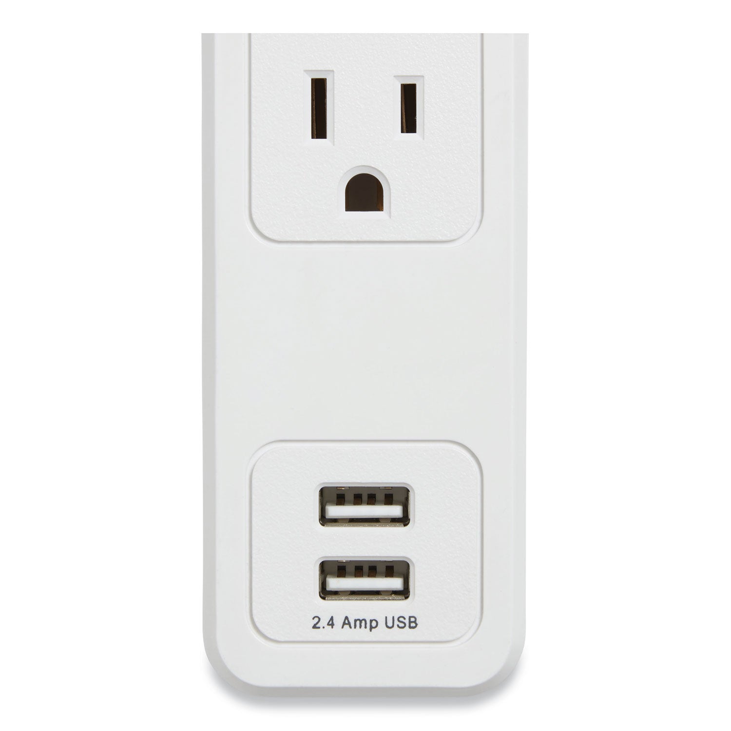 NXT Technologies Surge Protector, 4 AC Outlets/2 USB Ports, 3 ft Cord, 600 J, White (24324333)