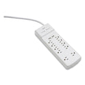 NXT Technologies Surge Protector, 10 AC Outlets/2 USB Ports, 6 ft Cord, 3,000 J, White (24324338)