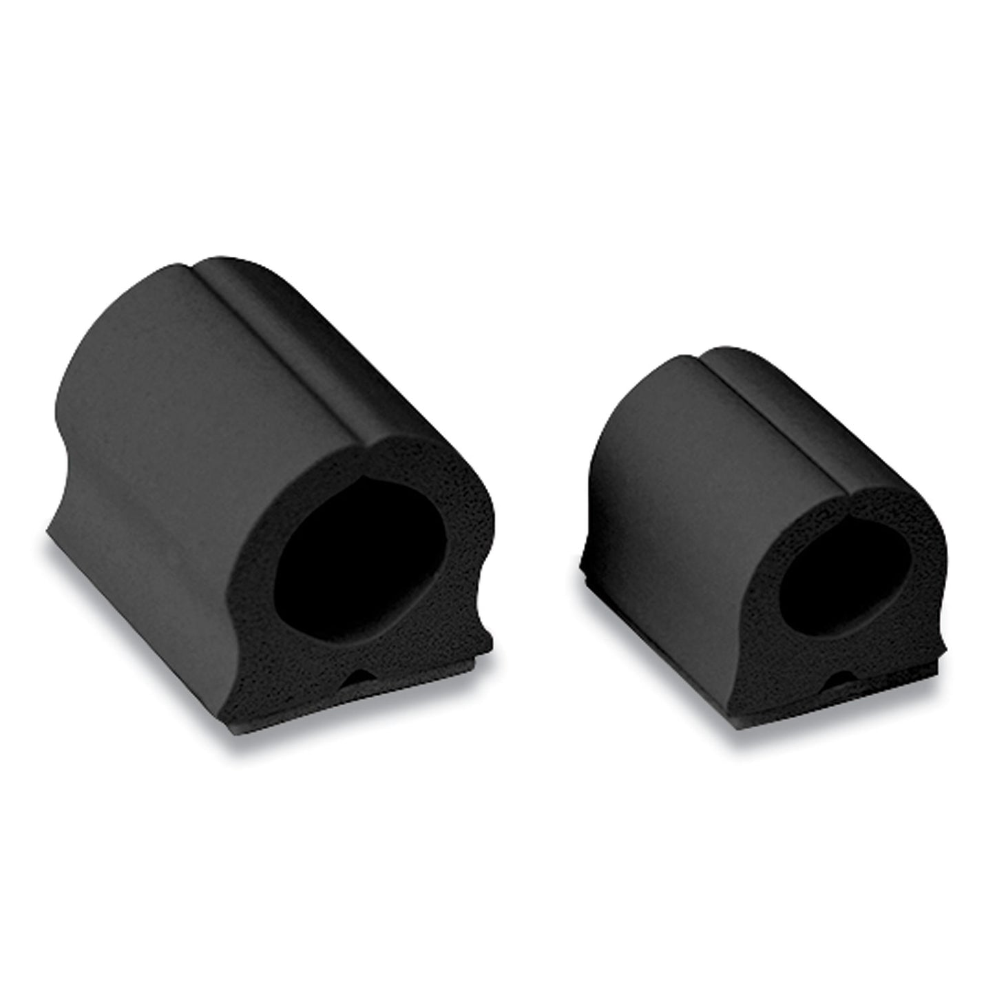 UT Wire D-Wings Nail-Free Cord Clips, 12 Small 0.38", Six Large 0.5", Black, 18/Pack (UTWD18BK)