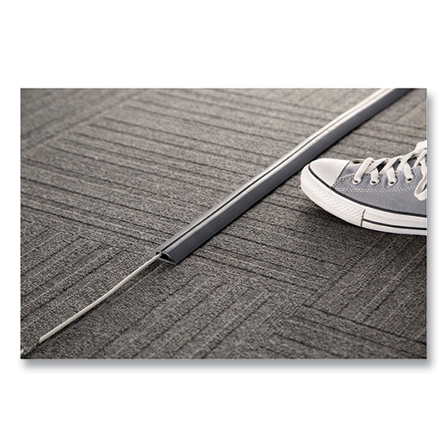 UT Wire Compact Cord Protector and Concealer, 1.6" x 5 ft, Gray (UTWCPM5GY)