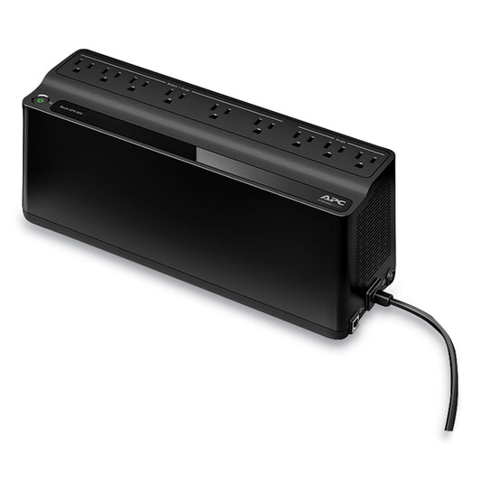 APC BN900M Back-UPS 900 VA Battery Backup System, 9 Outlets, 900 VA, 354 J (BVN900M1)