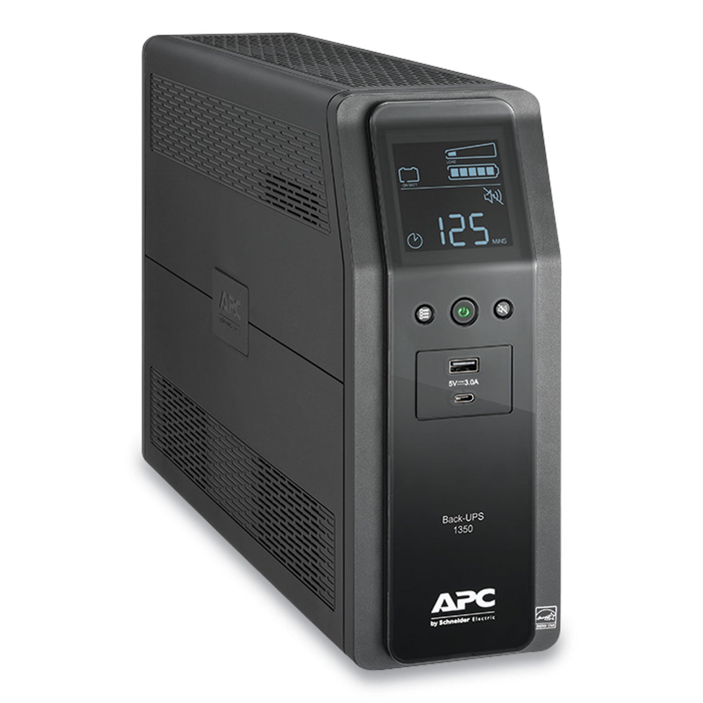 APC BN1350M2 Back-UPS PRO BN Series Battery Backup System, 10 Outlets, 1,350 VA, 1,080 J