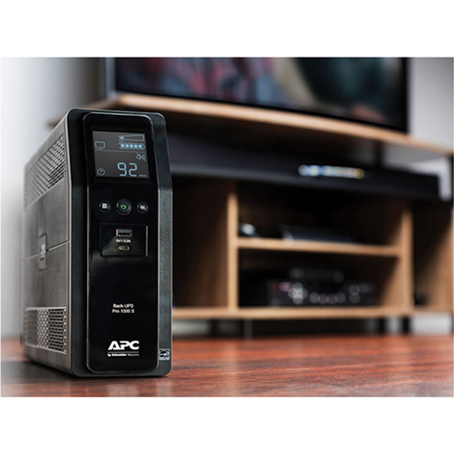 APC BR1000MS Back-UPS PRO BR Series SineWave Battery Backup System, 10 Outlets, 1,000 VA, 1,080 J