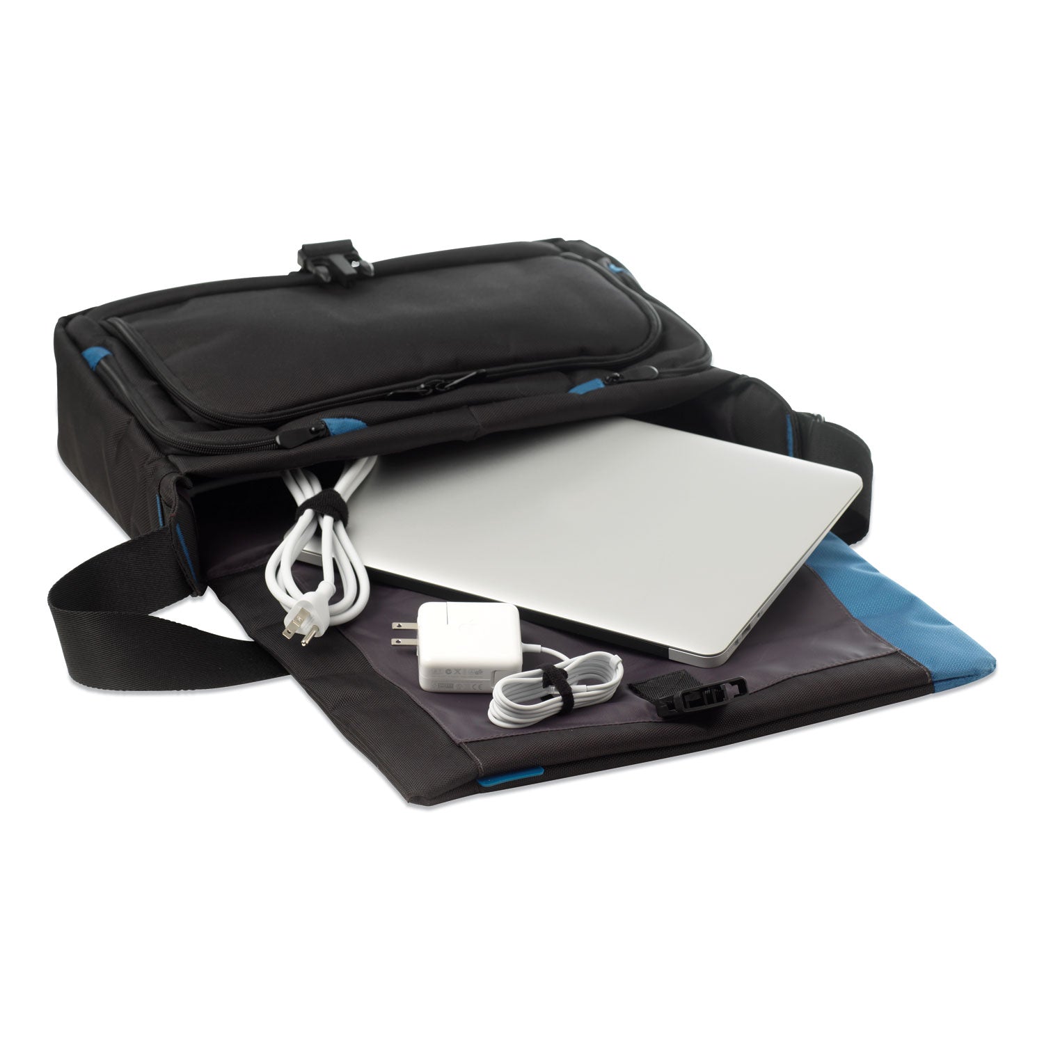 Velcro ONE-WRAP Pre-Cut Thin Ties, 0.25" x 8", Black, 25/Pack (91141)