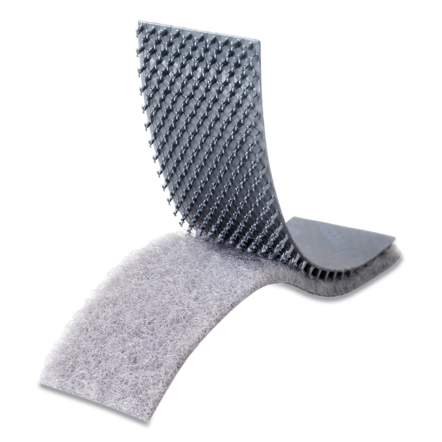 Velcro Heavy-Duty Fasteners, Extreme Outdoor Performance. 1" x 4", Titanium, 10/Pack (90812)