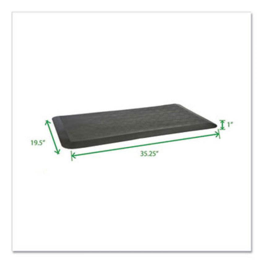 Mind Reader Anti-Fatigue Mat, 35.25 x 19.5, Black (SDMATBLK)