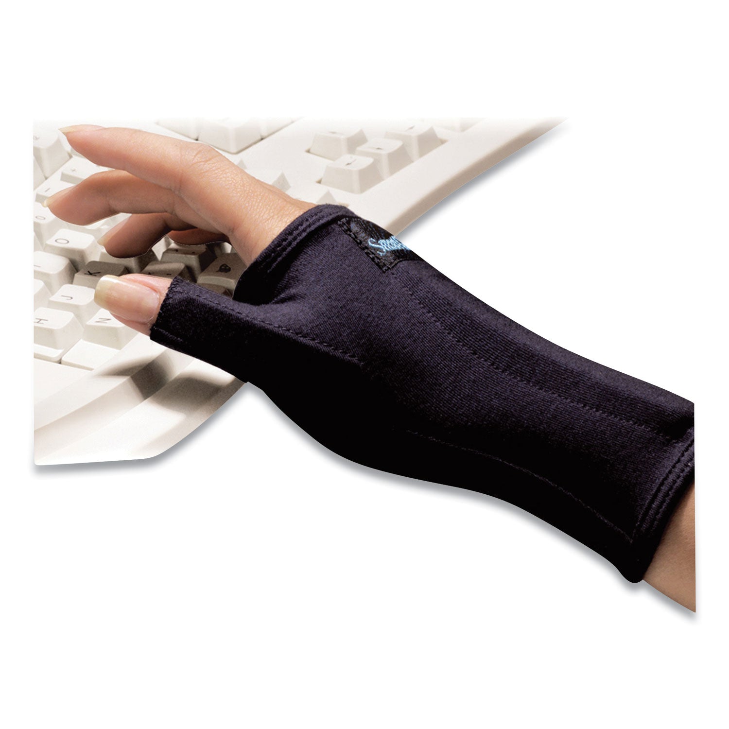 IMAK SmartGlove with Thumb Support, Small, Fits Left Hand/Right Hand, Black (A20161)