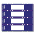 Tabbies File Pocket Handles, 9.63 x 2, Dark Blue/White, 4/Sheet, 12 Sheets/Pack (68807)