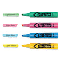 Avery HI-LITER Desk-Style Highlighters, Assorted Ink Colors, Chisel Tip, Assorted Barrel Colors, 4/Set (17752)