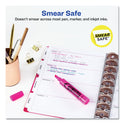 Avery HI-LITER Desk-Style Highlighters, Fluorescent Pink Ink, Chisel Tip, Pink/Black Barrel, Dozen (24010)