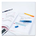 Avery HI-LITER Desk-Style Highlighters, Light Blue Ink, Chisel Tip, Light Blue/Black Barrel, Dozen (07746)