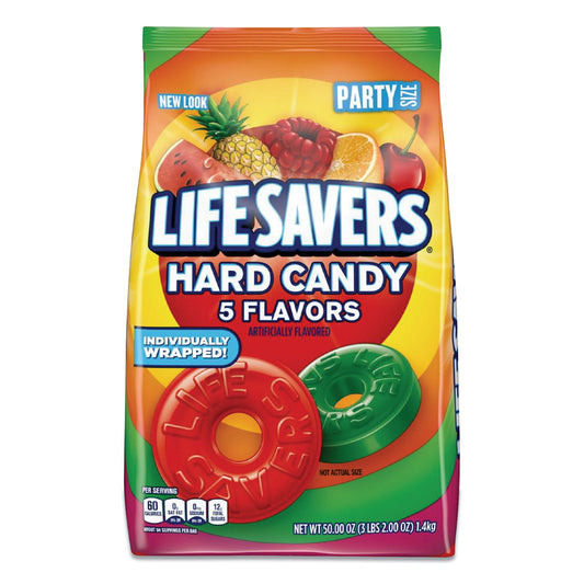 LifeSavers Hard Candy, Original Five Flavors, 50 oz Bag (28098)