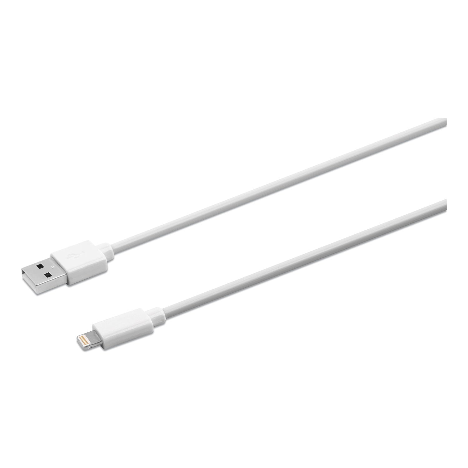 Innovera USB Apple Lightning Cable, 10 ft, White (30022)