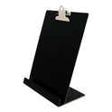 Saunders Free Standing Clipboard and Tablet Stand, 1" Clip Capacity, Letter Size: Holds 8.5 x 11 Sheets, Black (22521)