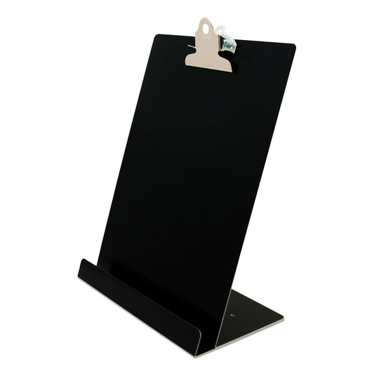 Saunders Free Standing Clipboard and Tablet Stand, 1" Clip Capacity, Letter Size: Holds 8.5 x 11 Sheets, Black (22521)