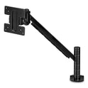 Fellowes Designer Suites Flat Panel Monitor Arm, 180 Degree Rotation, 45 Degree Tilt, 360 Degree Pan, Black, Supports 20 lb (8038201)