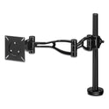 Fellowes Professional Series Depth Adjustable Monitor Arm, 360 Degree Rotation, 37 Degree Tilt, 360 Degree Pan, Black, Supports 24 lb (8041601)