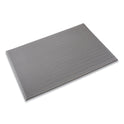 Crown Mats Ribbed Vinyl Anti-Fatigue Mat, 24 x 36, Gray (FL2436GY)