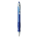 BIC Velocity Easy Glide Ballpoint Pen, Retractable, Medium 1 mm, Blue Ink, Translucent Blue Barrel, Dozen (VLG11BE)