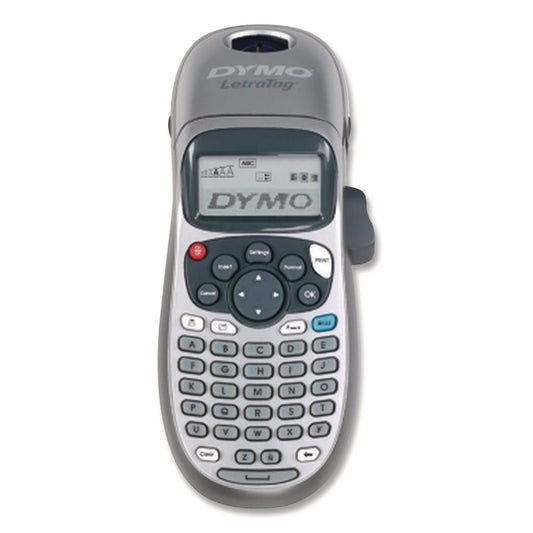 DYMO LetraTag 100H Label Maker, 2 Lines, 4.72 x 10.43 x 3.31 (1749027)