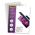 Fellowes SuperQuick Thermal Laminating Pouches, 3 mil, 9" x 11.5", Gloss Clear, 100/Pack (5245801)