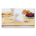 Dart Optima Reclosable Lid, Fits 12 oz to 24 oz Foam Cups, White, 100/Pack (16RCLPK)