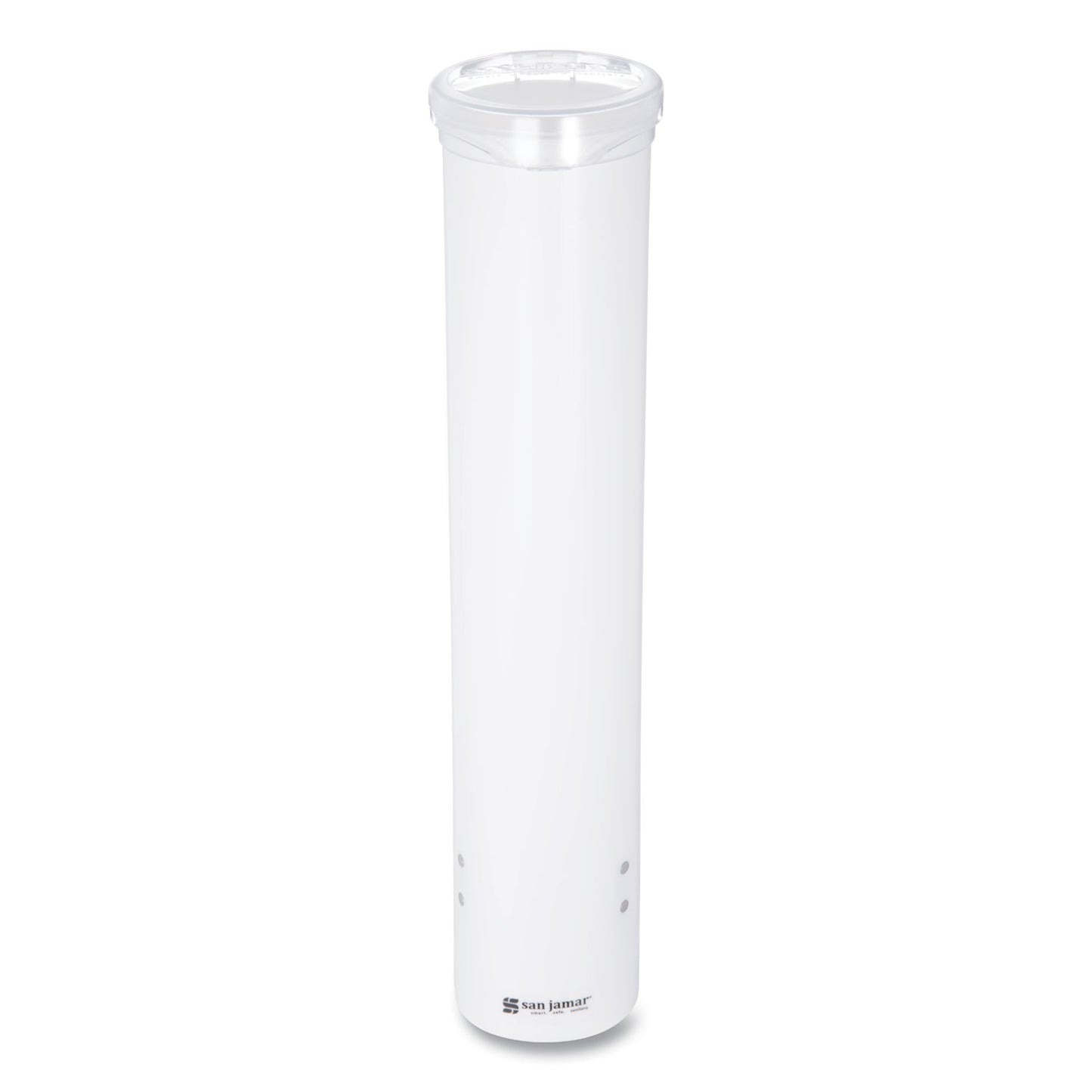 San Jamar Small Pull-Type Water Cup Dispenser, For 5 oz Cups, White (C4160WH)