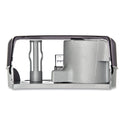 San Jamar VersaTwin Tissue Dispenser, Classic, 8 x 5.75 x 12.75, Transparent Black Pearl (R3600TBK)