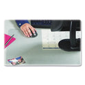 Artistic KrystalView Desk Pad with Antimicrobial Protection, 17 x 12, Frosted Finish, Clear (60740M)