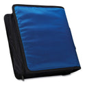 Case it King Size Mighty Zip Tab Binder, 3 Rings, 4" Capacity, 11 x 8.5, Blue (D186BLU)