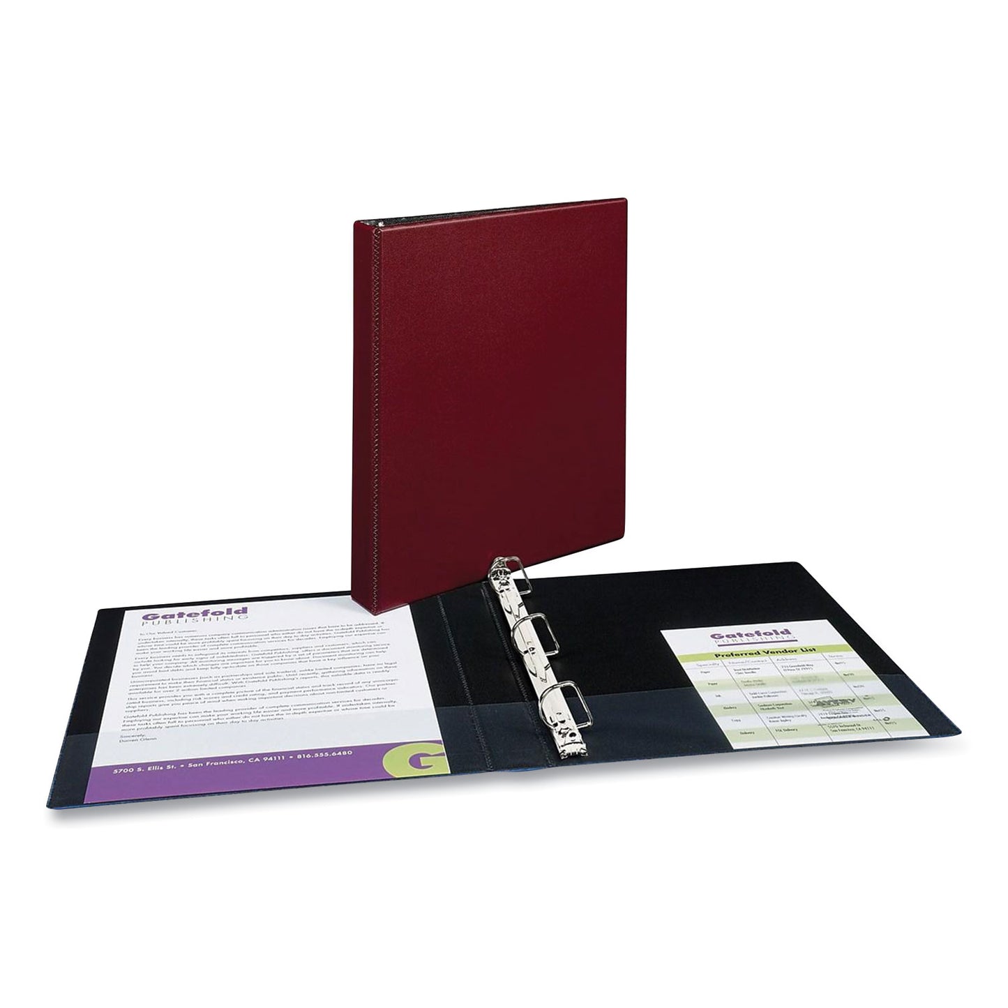 Case it Mighty Zip Tab Binder, 3 Rings, 3" Capacity, 11 x 8.5, Red (D146RED)