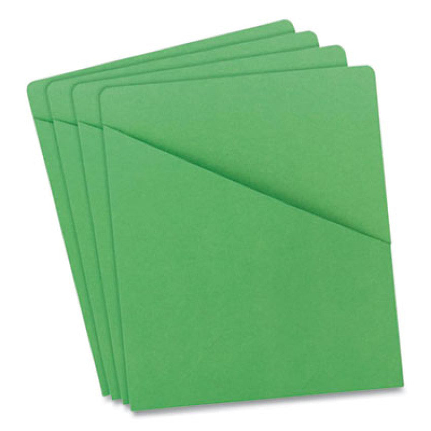 Smead File Jackets, Letter Size, Green, 25/Pack (75432)