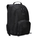 Targus Groove Laptop Backpack, Fits Devices Up to 15.4", Nylon/PVC, 15 x 7 x 18, Black (CVR600)