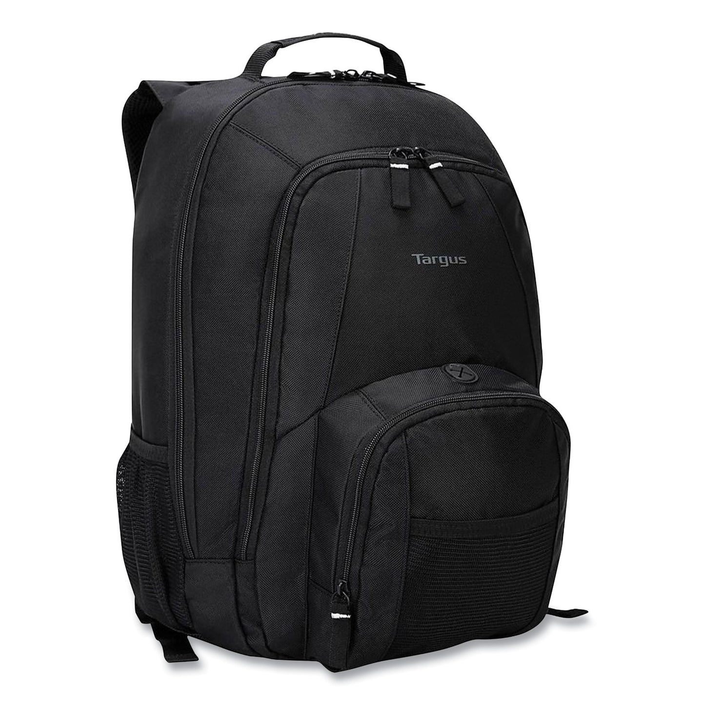 Targus Groove Laptop Backpack, Fits Devices Up to 15.4", Nylon/PVC, 15 x 7 x 18, Black (CVR600)