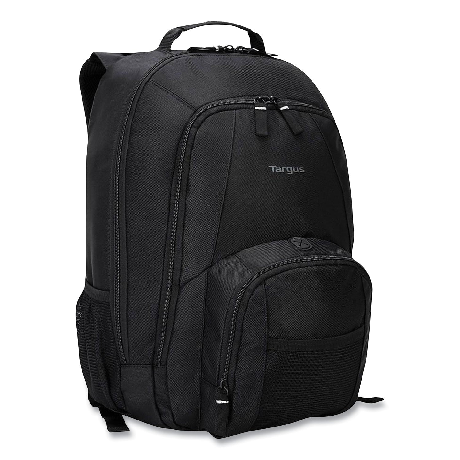 Targus Groove Laptop Backpack, Fits Devices Up to 15.4", Nylon/PVC, 15 x 7 x 18, Black (CVR600)