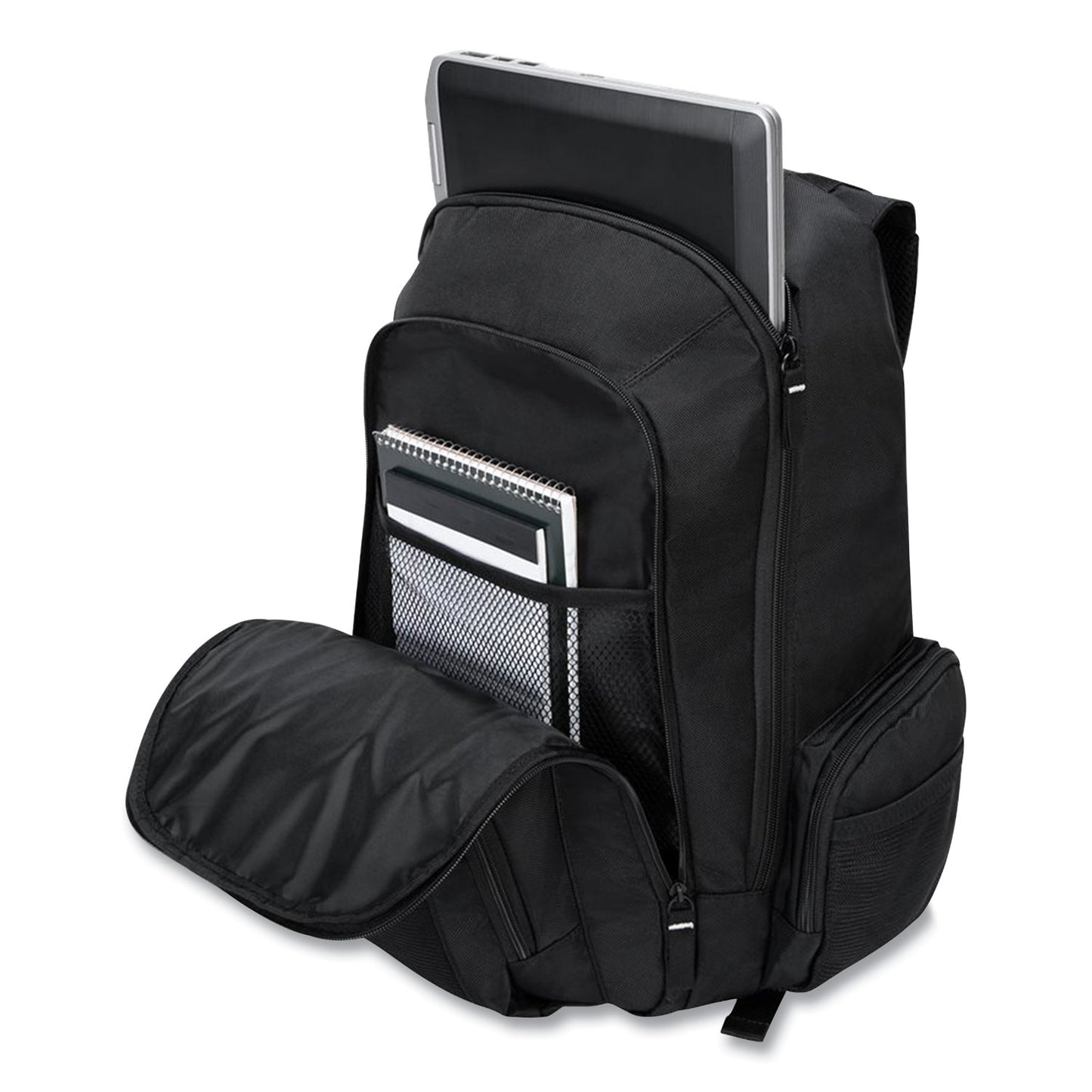 Targus Groove Laptop Backpack, Fits Devices Up to 15.4", Nylon/PVC, 15 x 7 x 18, Black (CVR600)