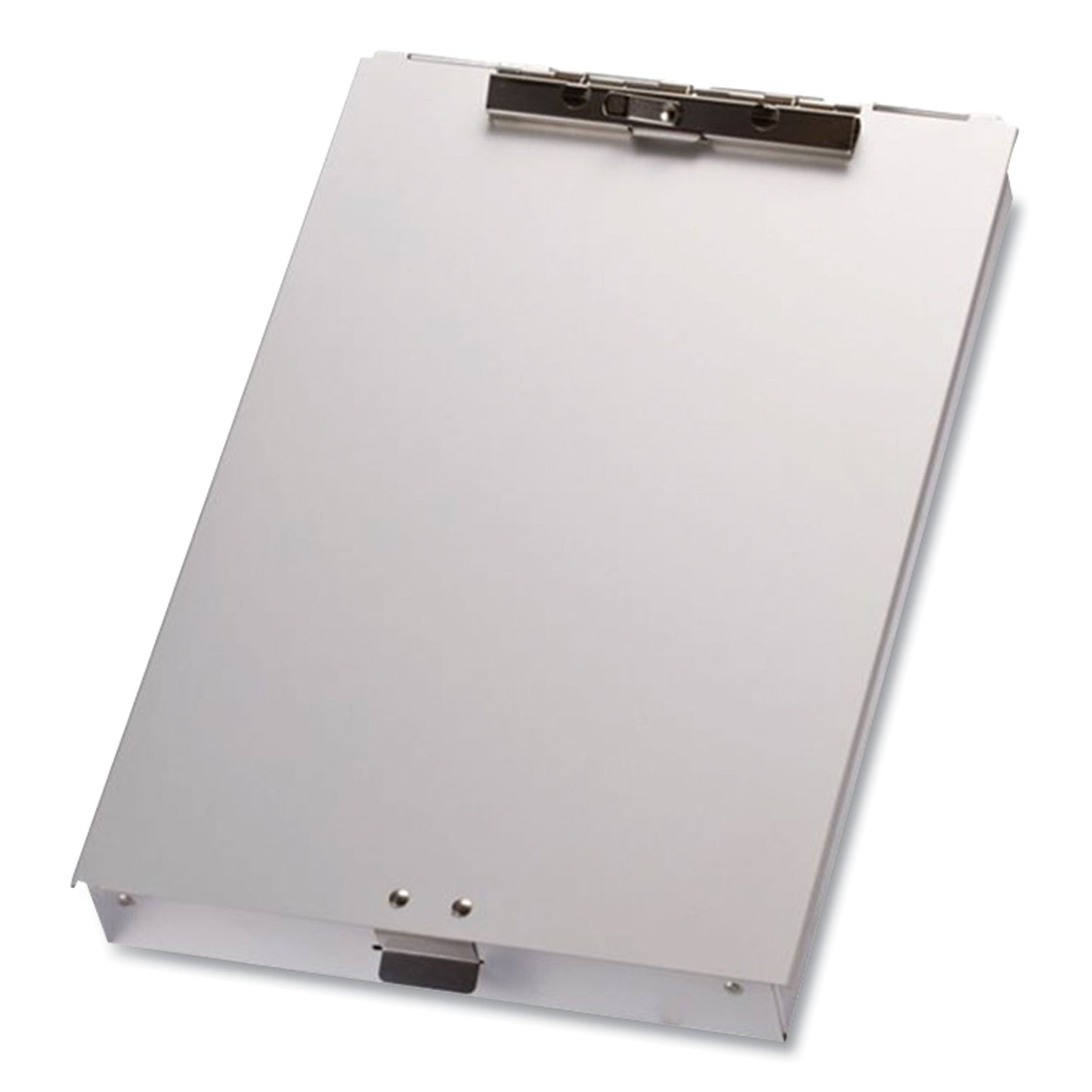 Officemate Aluminum Storage Clipboard, Holds 8.5 x 12 Sheets, Silver (83200)