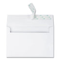 Quality Park Greeting Card/Invitation Envelope, A-9, Square Flap, Redi-Strip Adhesive Closure, 5.75 x 8.75, White, 100/Box (10750)