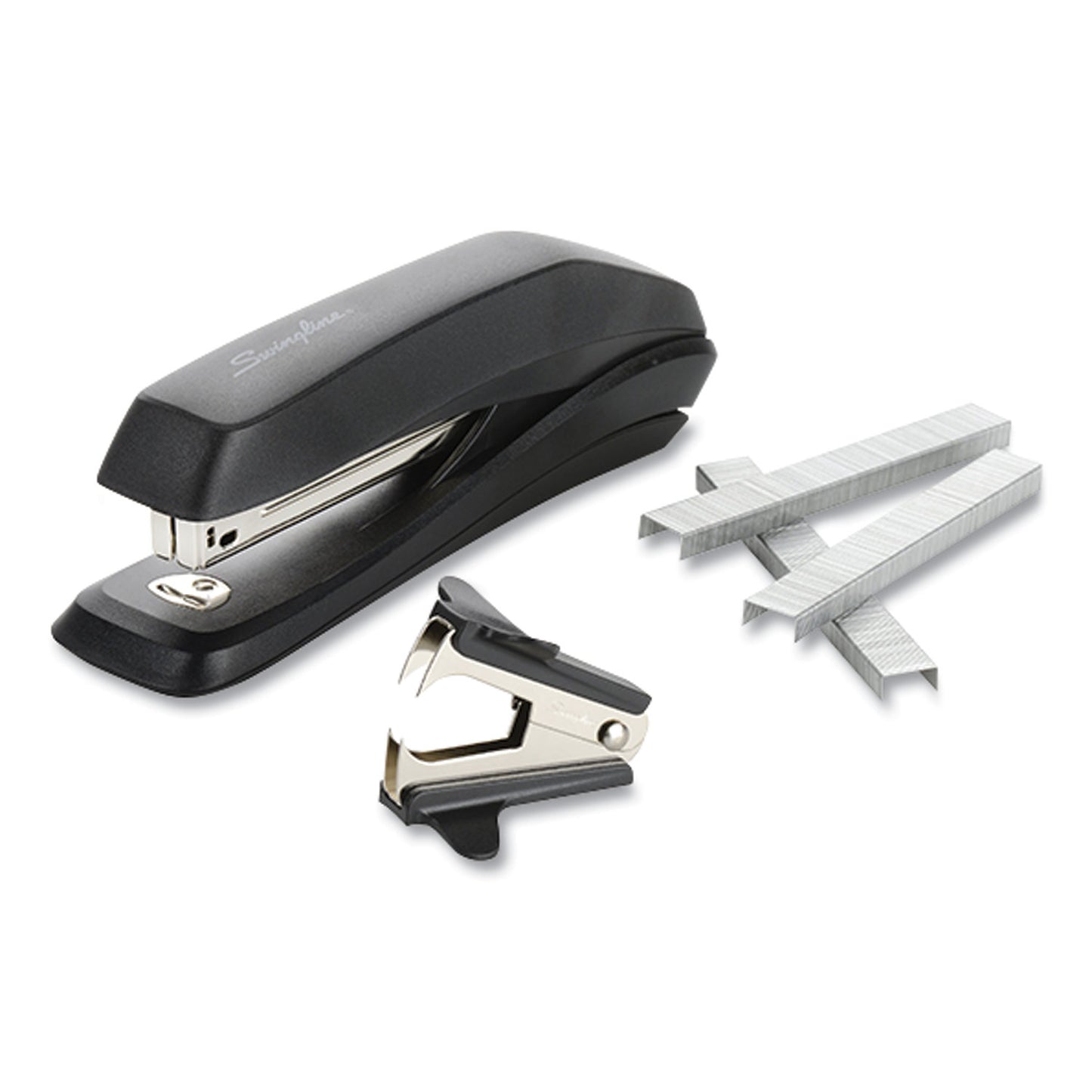 Swingline Standard Stapler Value Pack, 15-Sheet Capacity, Black (S7054567CC)