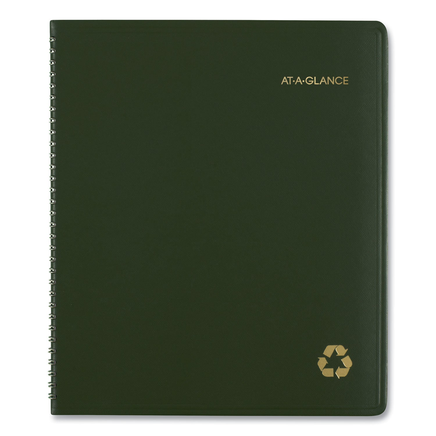 AT-A-GLANCE Recycled Monthly Planner, 11 x 9, Green Cover, 13-Month: Jan 2025 to Jan 2026 (70260G60)