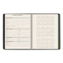 AT-A-GLANCE Recycled Weekly Vertical-Column Format Appointment Book, 8.75 x 7, Black Cover, 12-Month (Jan to Dec): 2025 (70951G05)