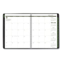 AT-A-GLANCE Recycled Weekly Vertical-Column Format Appointment Book, 11 x 8.25, Black Cover, 12-Month (Jan to Dec): 2025 (70950G05)