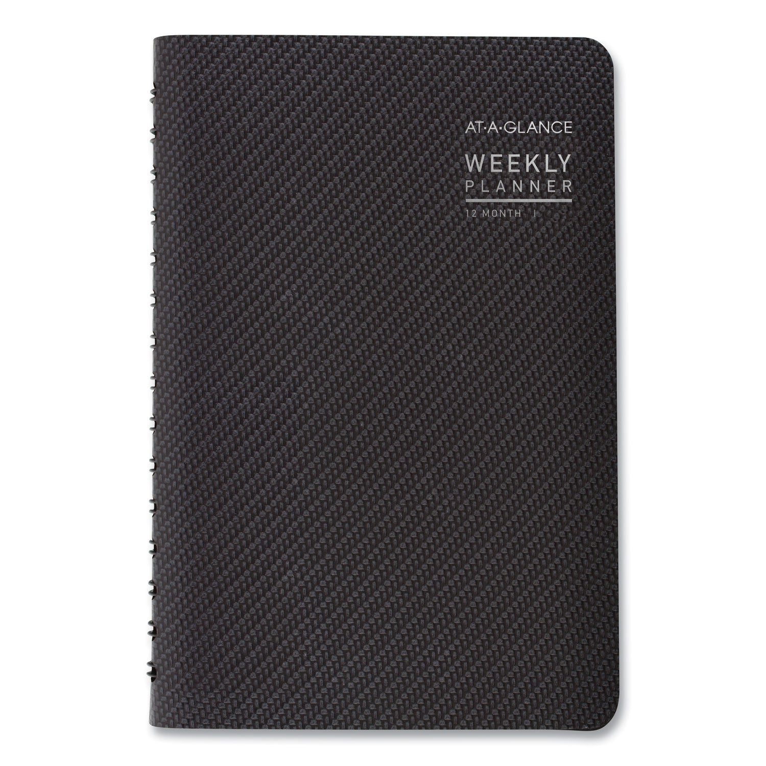 AT-A-GLANCE Contemporary Weekly/Monthly Planner, Open-Block Format, 8.5 x 5.5, Graphite Cover, 12-Month (Jan to Dec): 2025 (70100X45)