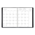 AT-A-GLANCE Contemporary Weekly/Monthly Planner, Vertical-Column Format, 11 x 8.25, Black Cover, 12-Month (Jan to Dec): 2025 (70950X05)