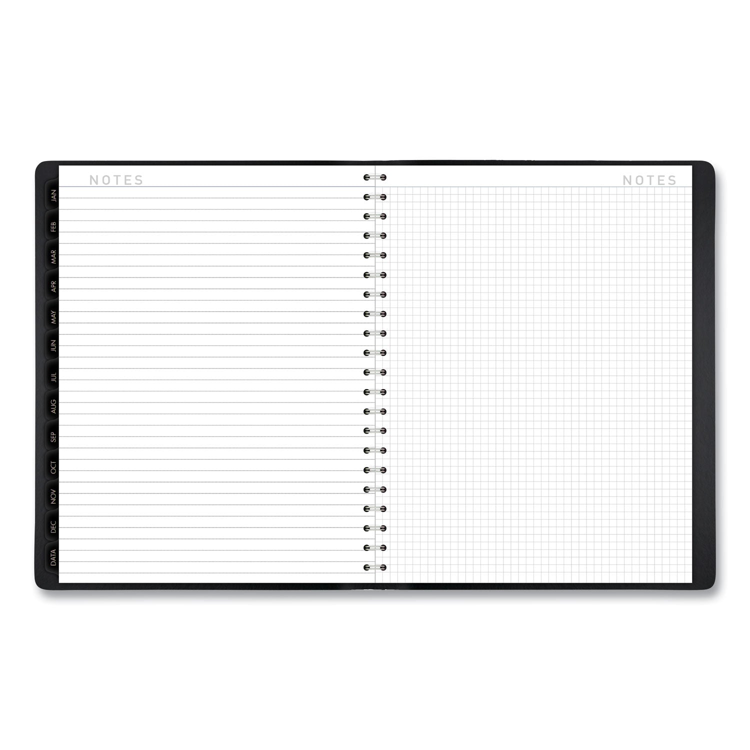 AT-A-GLANCE Contemporary Weekly/Monthly Planner, Vertical-Column Format, 11 x 8.25, Black Cover, 12-Month (Jan to Dec): 2025 (70950X05)