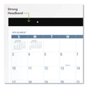 AT-A-GLANCE Easy-to-Read Monthly Desk Pad, 22 x 17, White/Blue Sheets, Black Binding, Clear Corners, 12-Month (Jan to Dec): 2025 (SKLP2432)