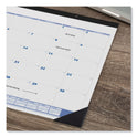 AT-A-GLANCE Desk Pad, 22 x 17, White Sheets, Black Binding, Black Corners, 12-Month (Jan to Dec): 2025 (SW20000)