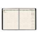 AT-A-GLANCE Recycled Weekly Vertical-Column Format Appointment Book, 8.75 x 7, Black Cover, 12-Month (Jan to Dec): 2025 (70951G05)